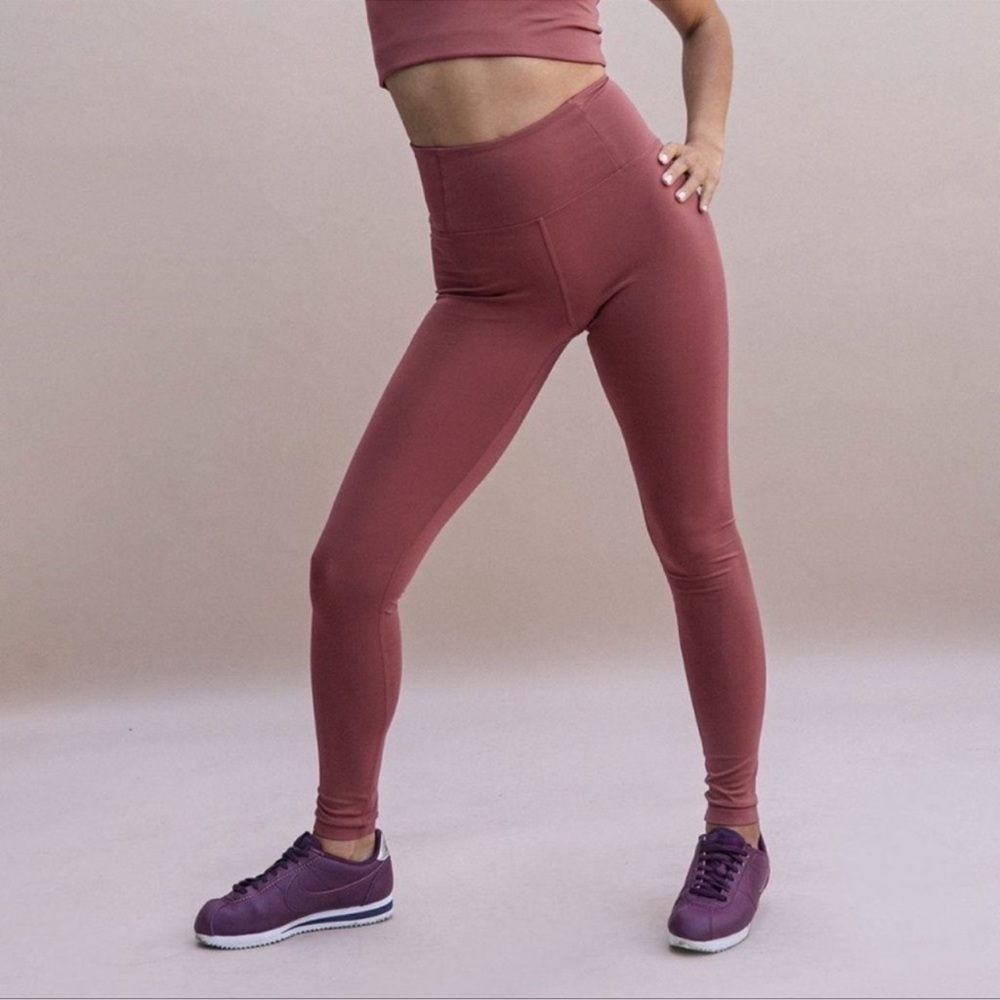 Girlfriend Collective Mauve Leggings